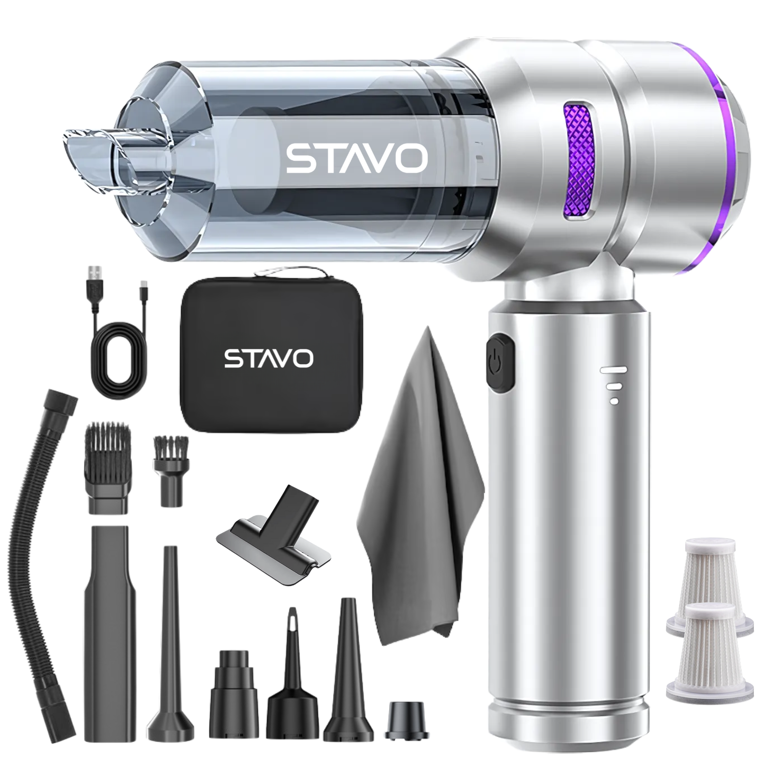 Aspirator AirPro3 Argintiu/Mov