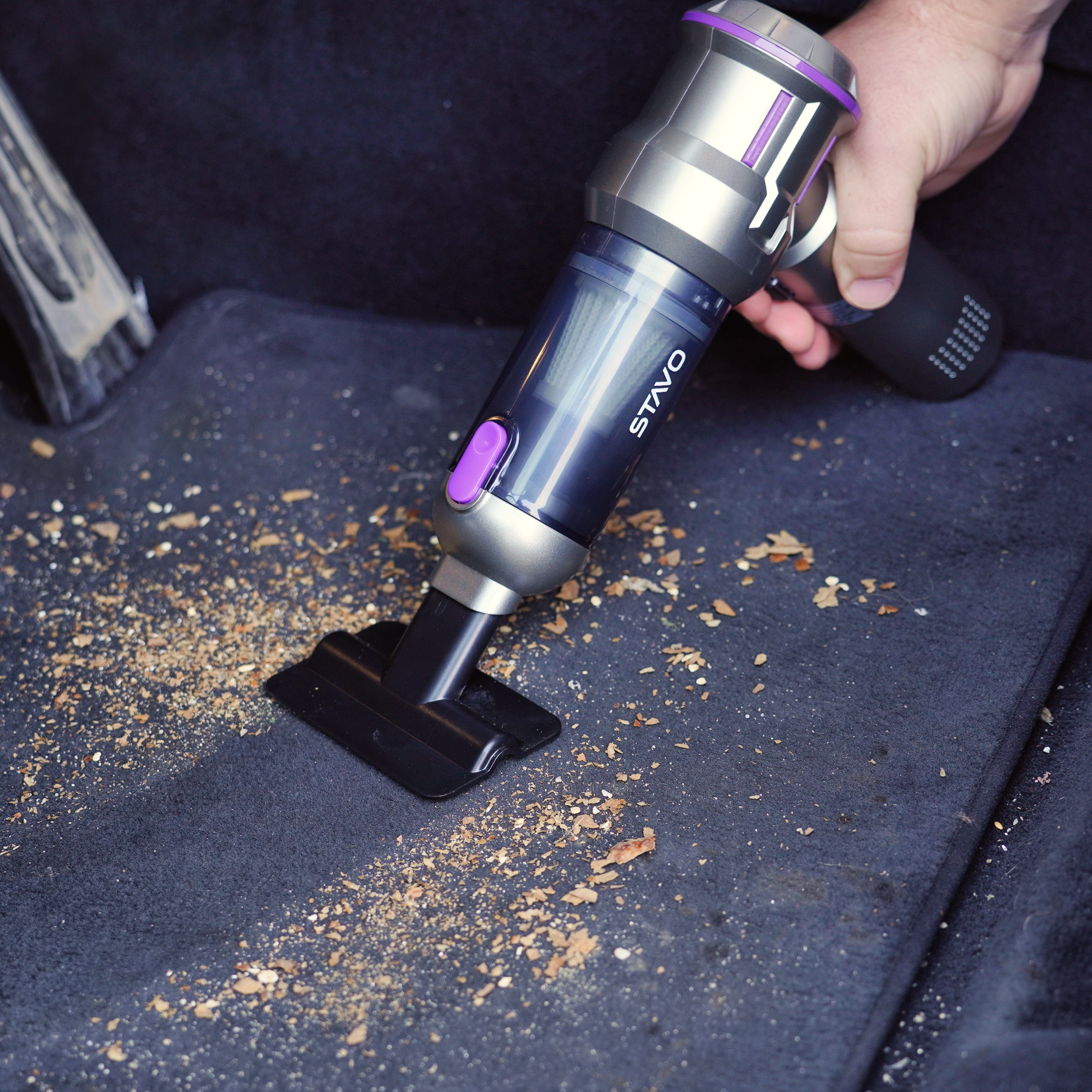 Aspirator auto AirPro4 Argintiu/Mov