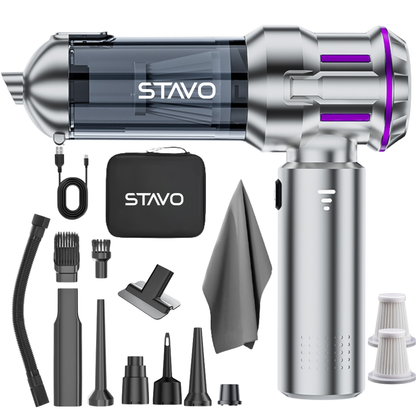 Aspirator auto AirPro4 Argintiu/Mov