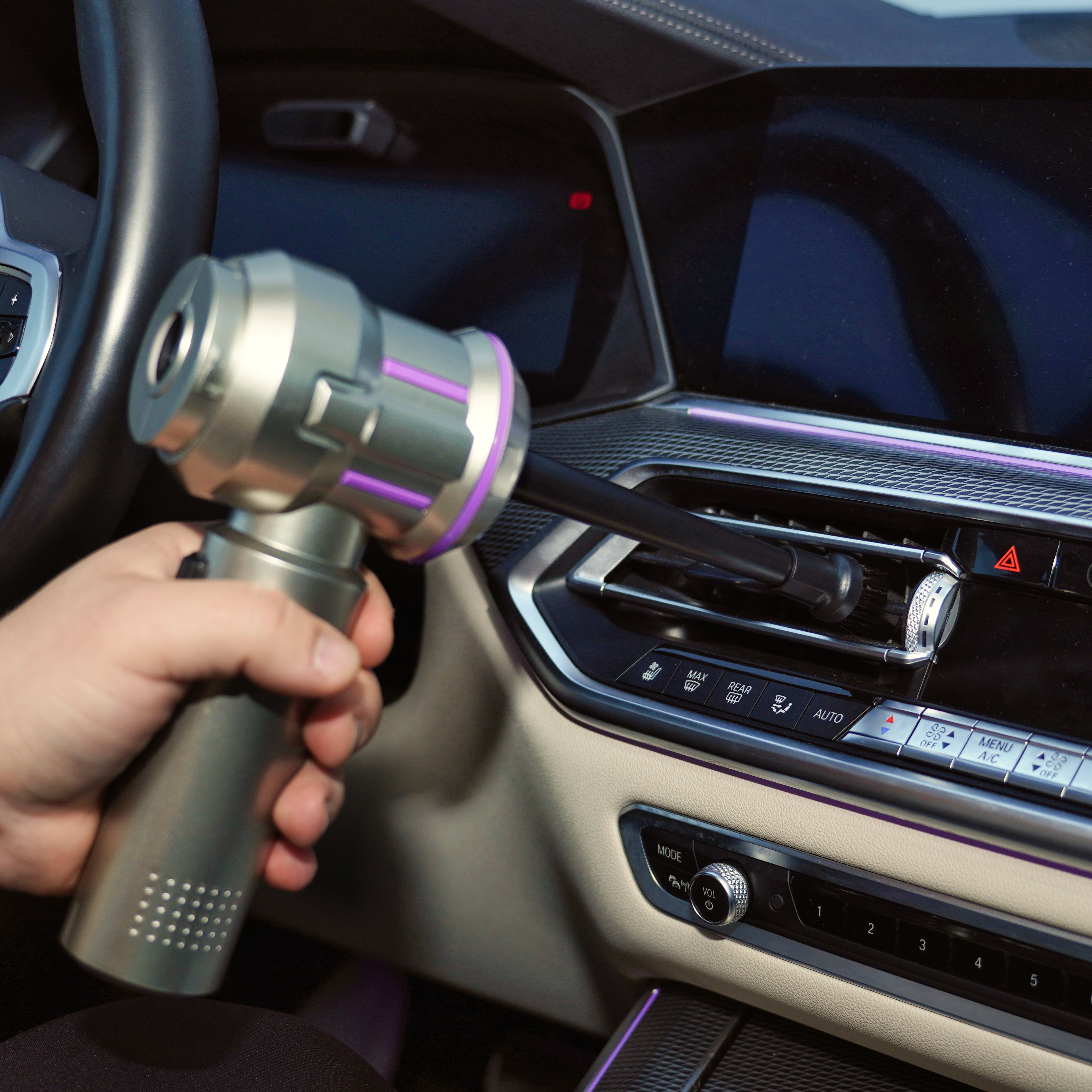 Aspirator auto AirPro4 Argintiu/Mov